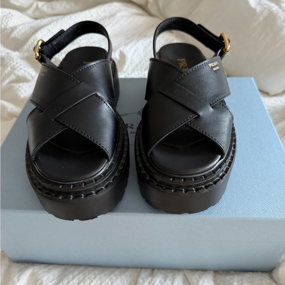 Prada Black Women's Sandals